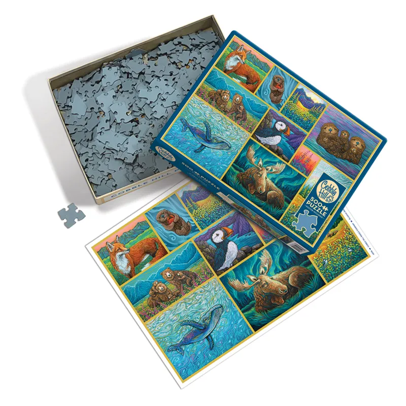 XXL Pieces - Alaskan Animals - Random Cut