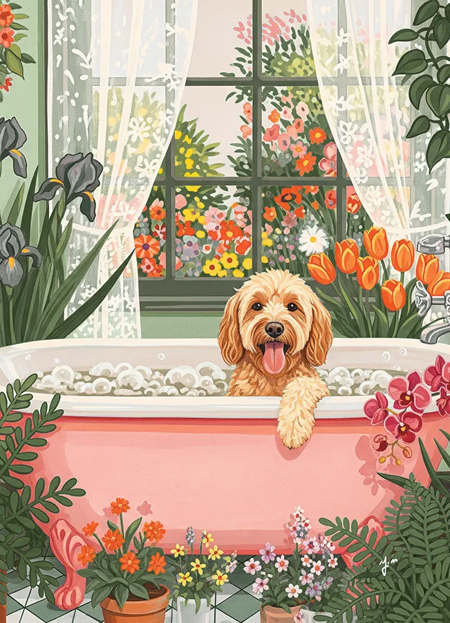 XXL Pieces - Blooms and Bubbles