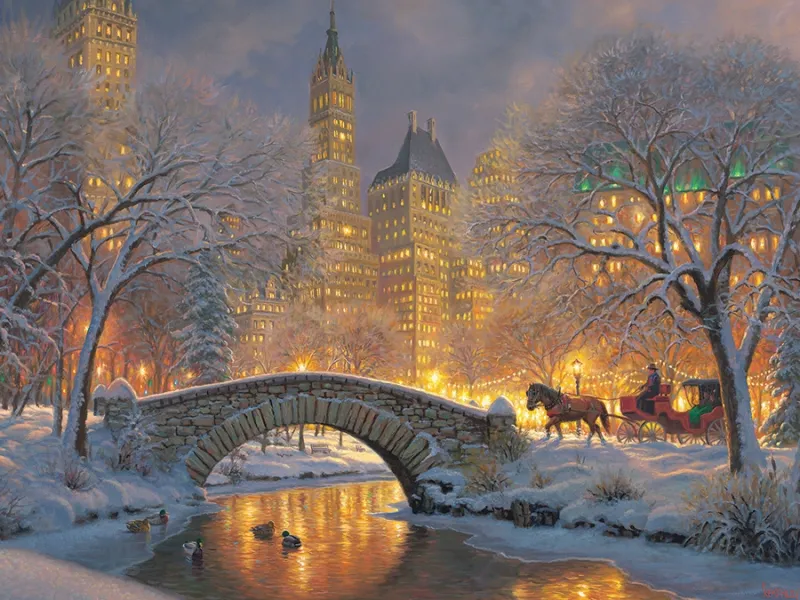 XXL Pieces - Mark Keathley: Winter in the Park