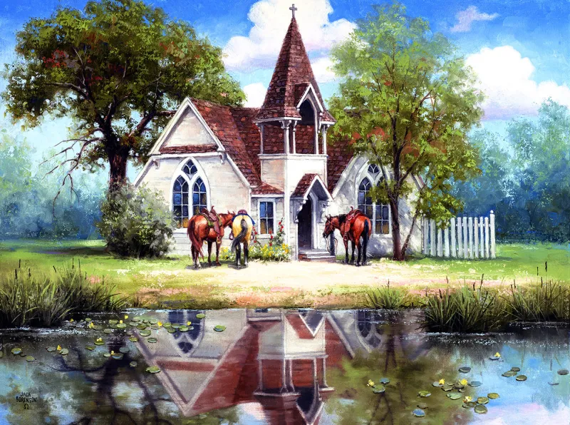 Reflections of a Country Church