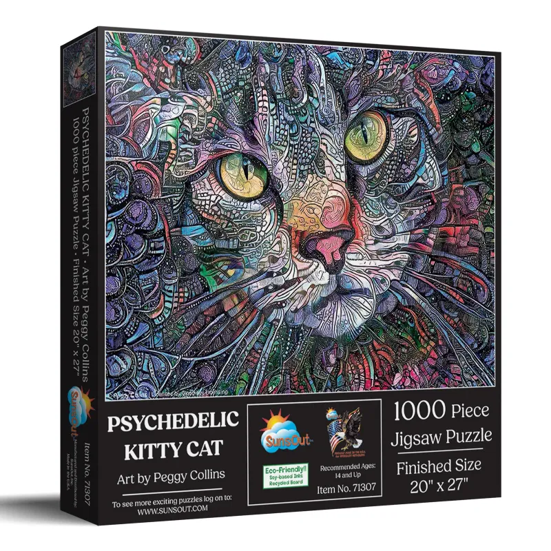 Psychedelic Kitty Cat