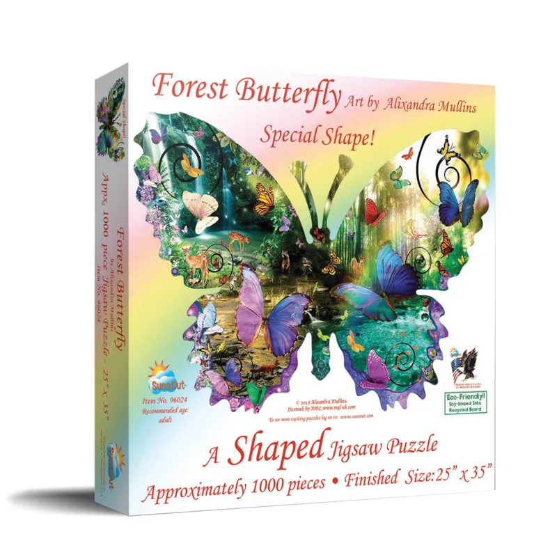 Forest Butterfly - Shaped