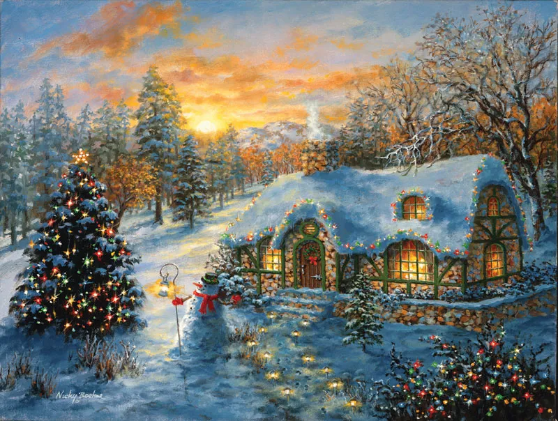 XXL Pieces - Christmas Cottage