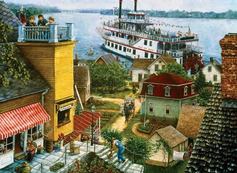 XXL Pieces - Paddle Boat Landing