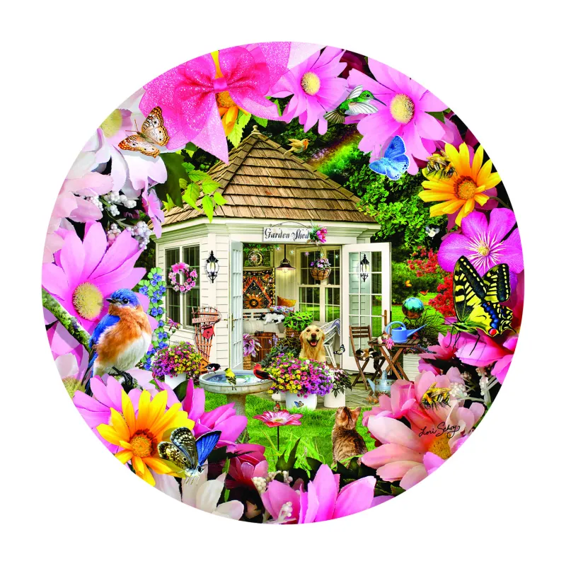 Garden Shed in Flower