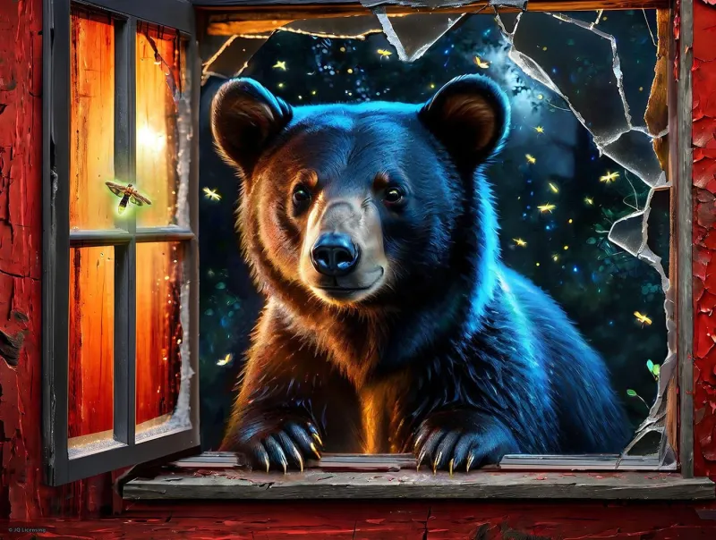 Bear and Fireflies