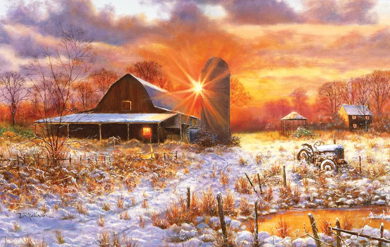 Bill Makinson - Snow Barn