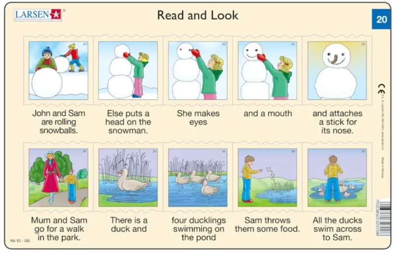 Frame Puzzle - Read and Look 19-20