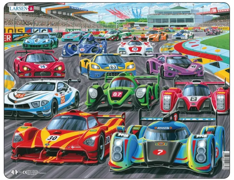 Frame Puzzle - Racing Cars