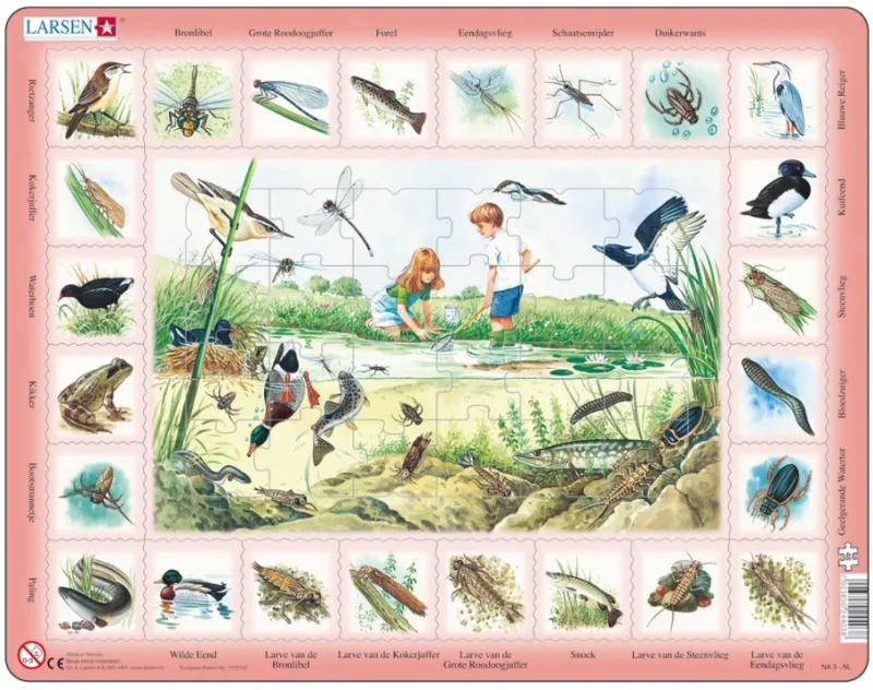 Frame Puzzle - Pond (in Dutch)