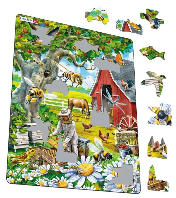 Frame Jigsaw Puzzle - Beekeeping