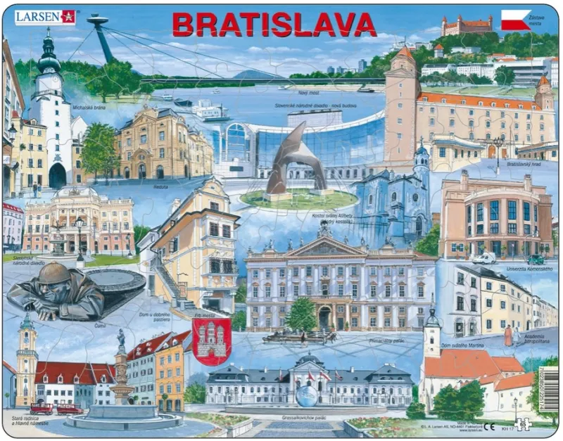 Frame Puzzle - Bratislava Souvenir