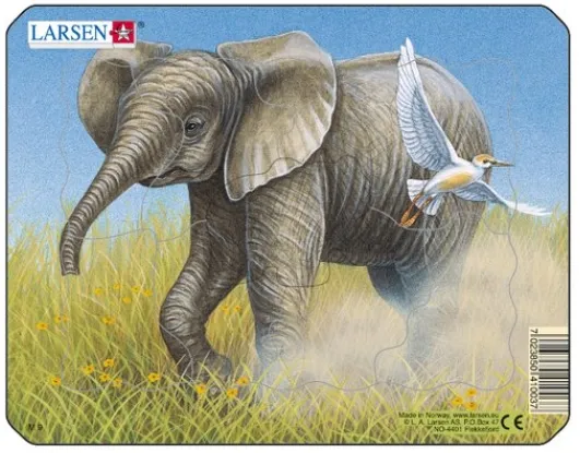 Frame Jigsaw Puzzle -Elephant