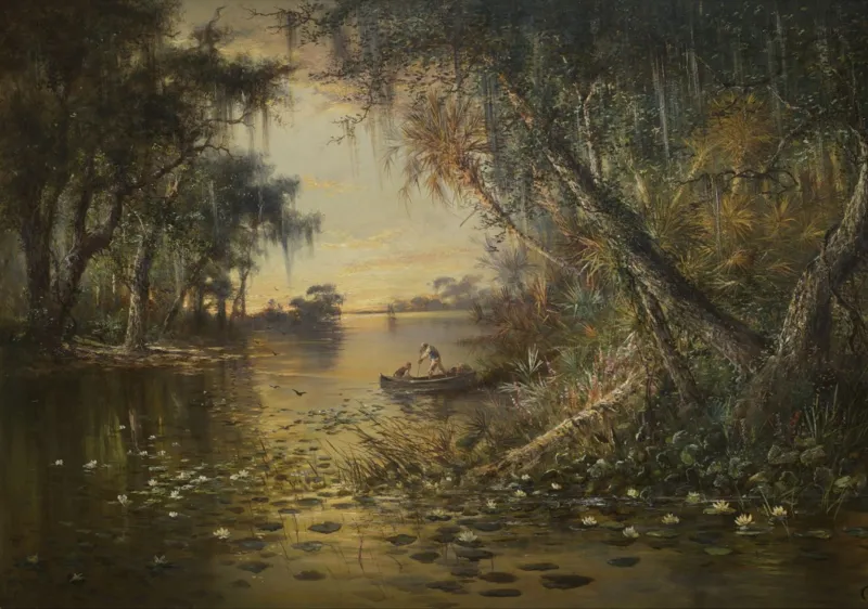 Charles Christian Eisele: Evening on the Suwannee River, 1885