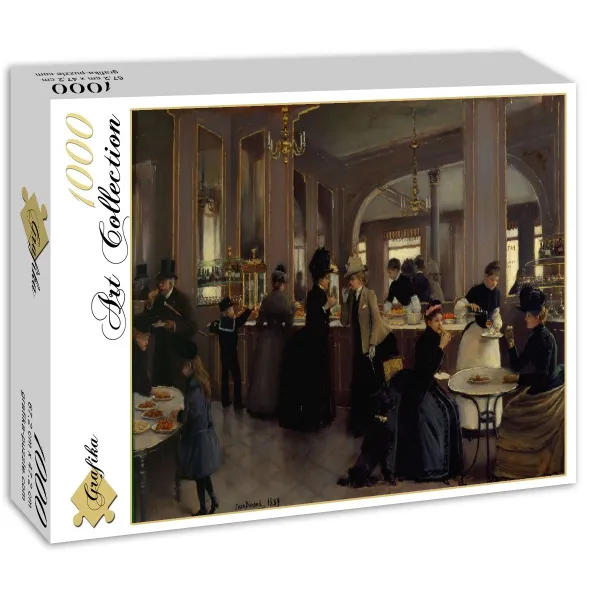 Jean Béraud: La Pâtisserie Gloppe sur les Champs-Élysées - Paris, 1889