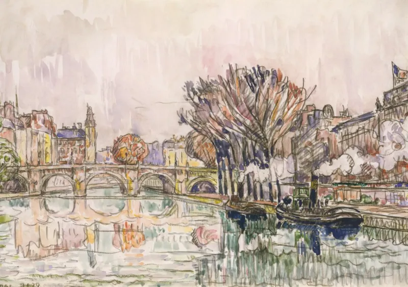 Paul Signac: Le Pont Neuf - Paris, 1928