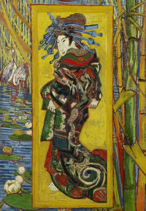 Van Gogh - Courtesan: after Eisen, 1887