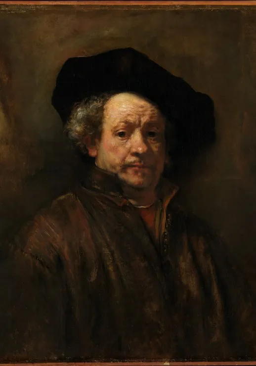 Rembrandt - Selbstporträt, 1660