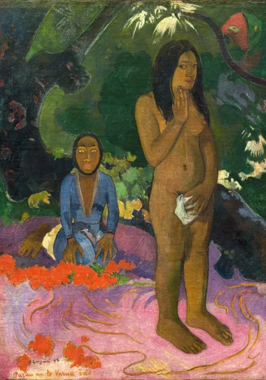 Paul Gauguin: Parau na te Varua ino (Words of the Devil), 1892
