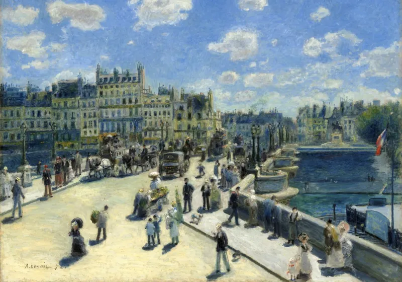 Auguste Renoir: Pont Neuf, Paris, 1872