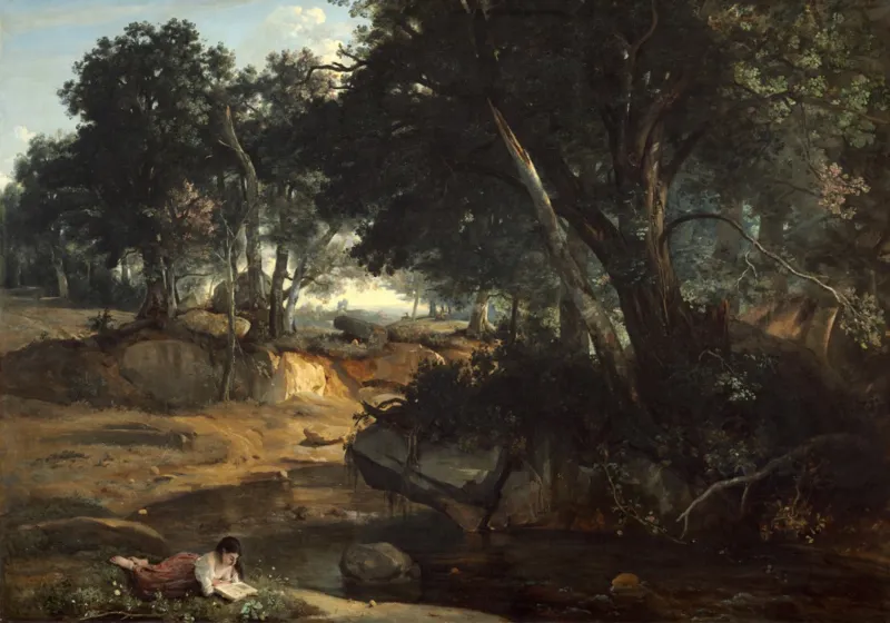 Jean-Baptiste-Camille Corot: Forest of Fontainebleau, 1834