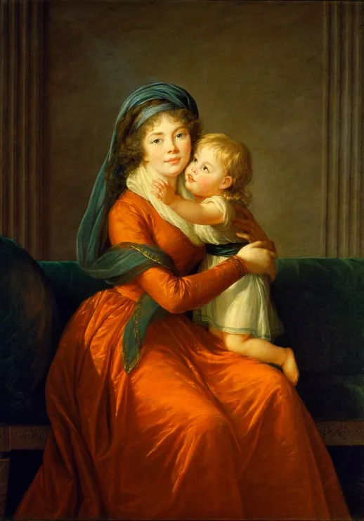 Louise-Élisabeth Vigee le Brun: Princess Alexandra Golitsyna and her son Piotr, 1794