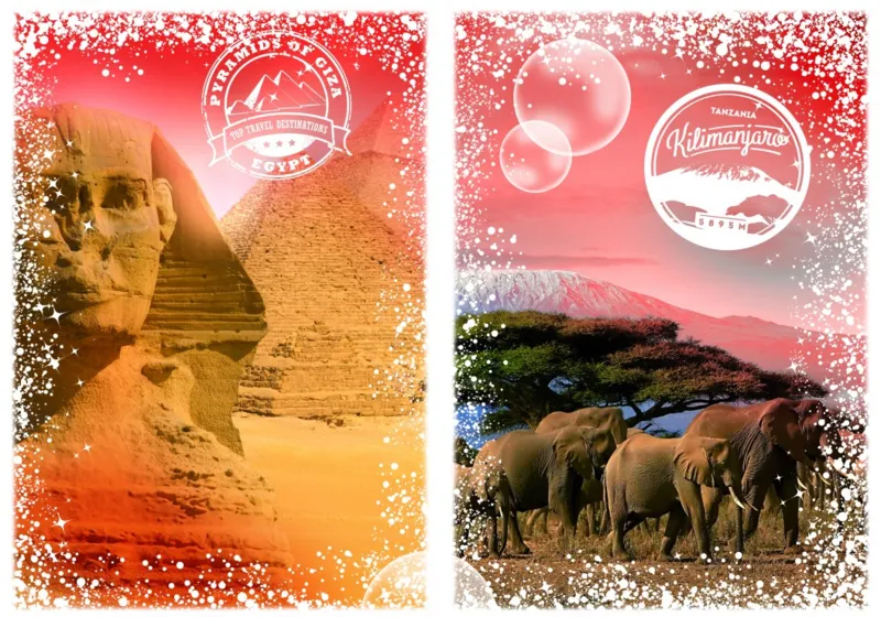 Travel around the World - Africa, Egypt and Kenya