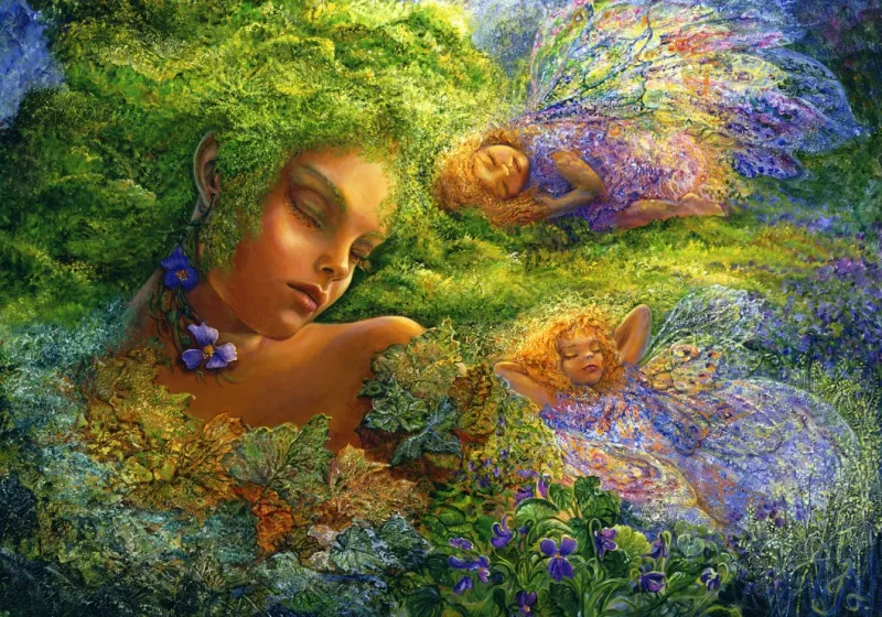 Josephine Wall - Moss Maiden