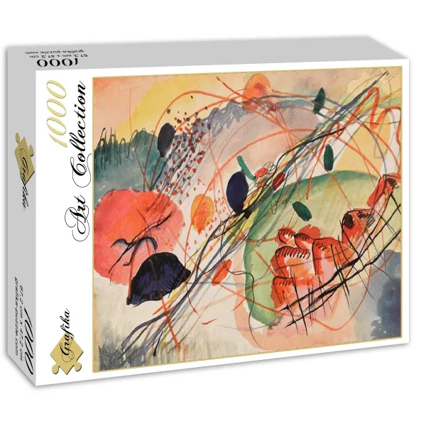 Wassily Kandinsky : Aquarell 6, Kunstdrucke auf japanpapier