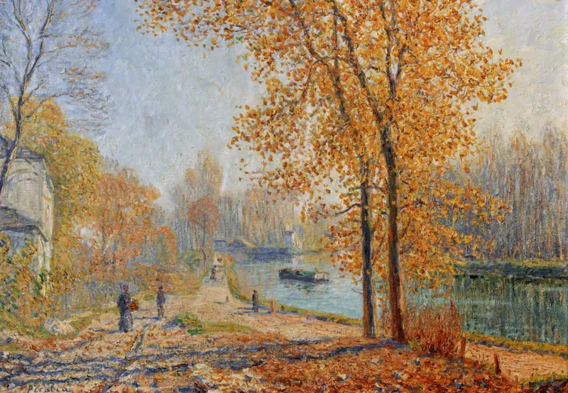 Francis Picabia - Banks of the Loing, Autumn Morning in Moret, 1904