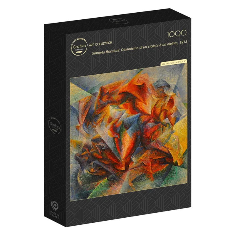 Umberto Boccioni: Dinamismo di un ciclista è un dipinto, 1913