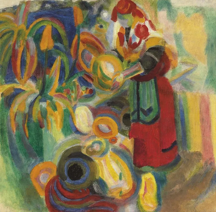 Robert Delaunay - Tall Portuguese Woman, 1915