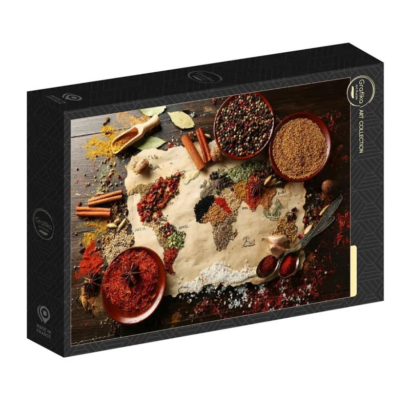 World map in Spices