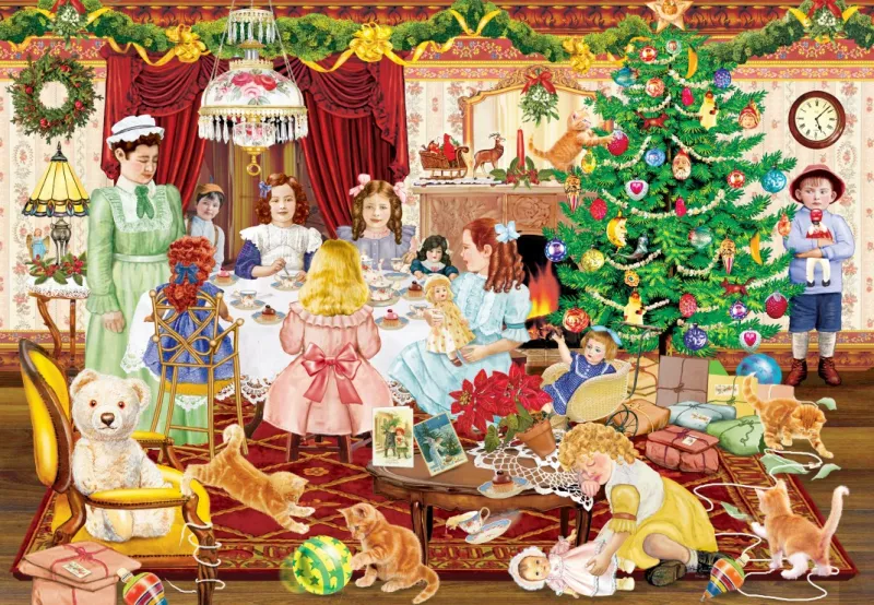 Girl's Christmas Tea Party