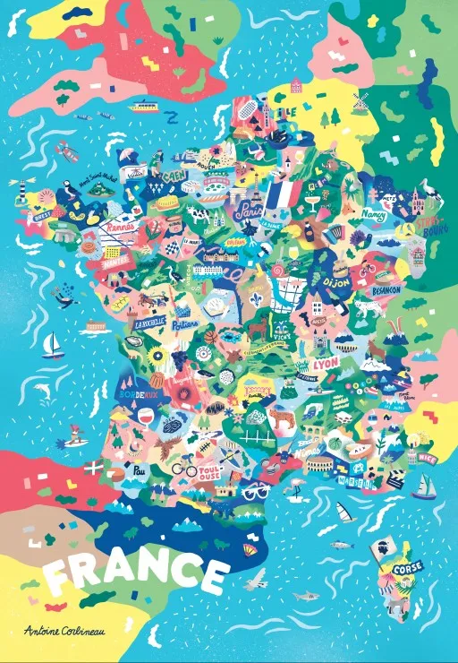 Map of France