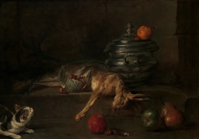 Jean Siméon Chardin - The Silver Terrine, 1728-30