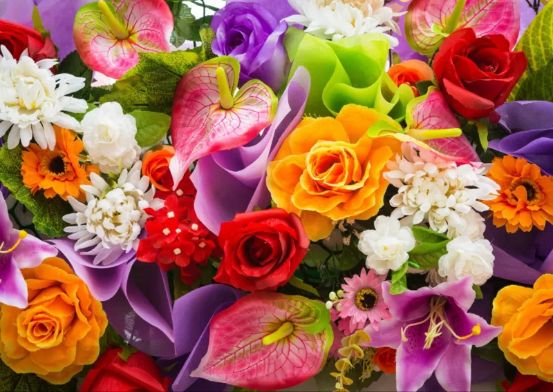 Artificial Bunch of Flowers