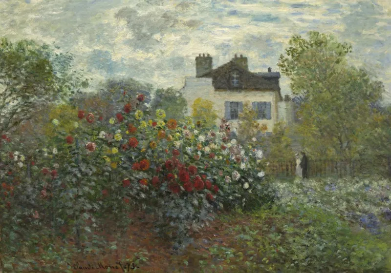 Claude Monet - The Artist's Garden in Argenteuil, 1873