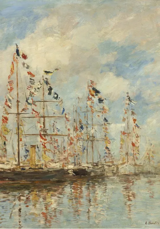 Eugène Boudin - Trouville, Deauville, 1895/1896