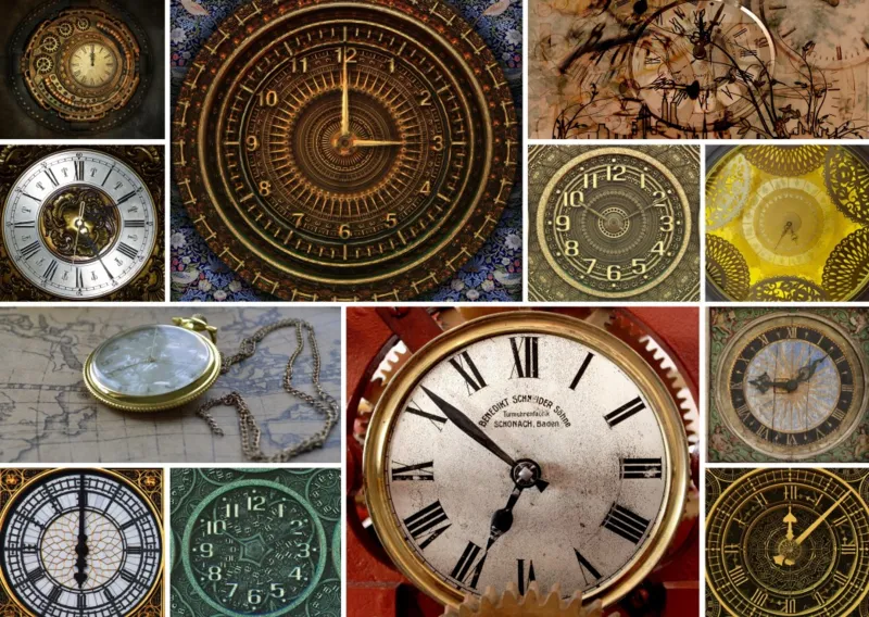 Collages - Clocks