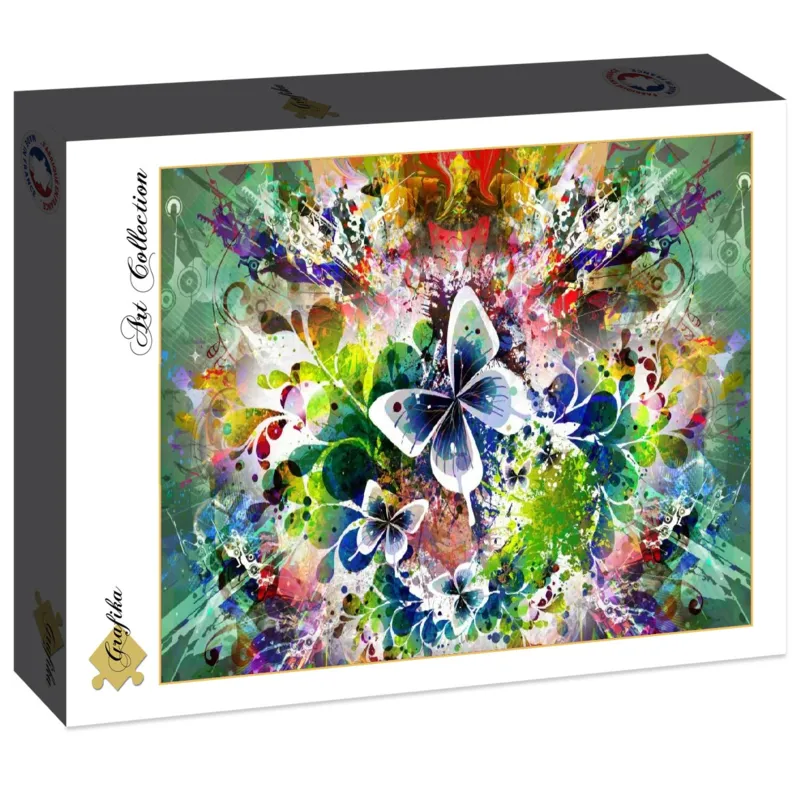 Frühlingsblumen und Schmetterlinge