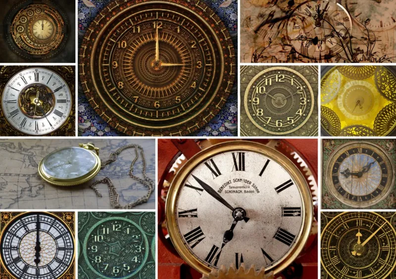 Collages - Clocks