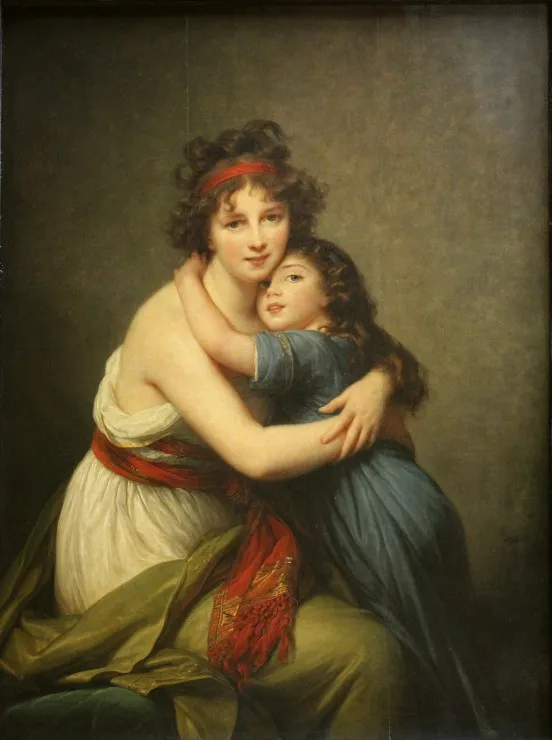 Elisabeth Vigée-Lebrun : Madame Vigée-Lebrun et sa fille, 1789