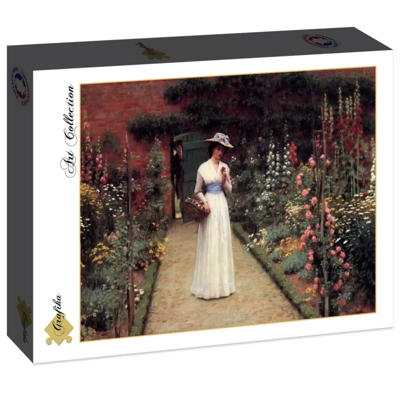 Edmund Blair Leighton: Lady in a Garden