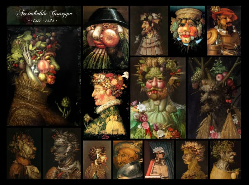 Arcimboldo Giuseppe - Collage