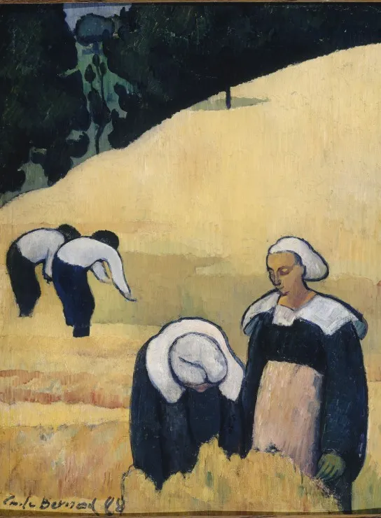 Emile Bernard: La Moisson, 1888