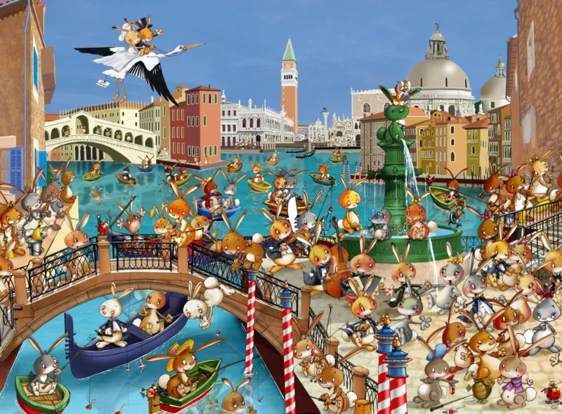 Puzzle François Ruyer: Venice - 2000 pièces - Grafika-F-30382