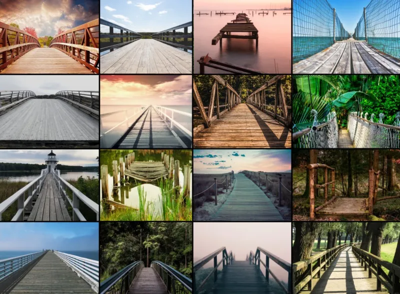 Collage - Bridges - Grafika - 2000 pieces | jigsawpuzzle.co.uk