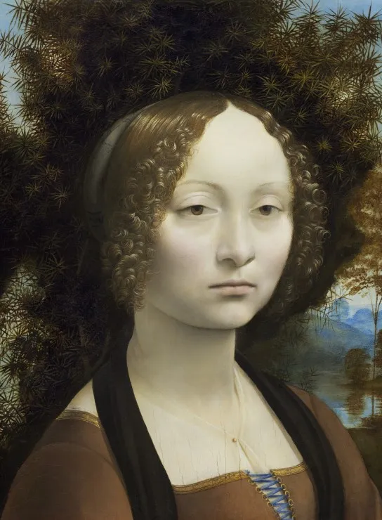 Leonard de Vinci: Ginevra de' Benci, 1474-1476