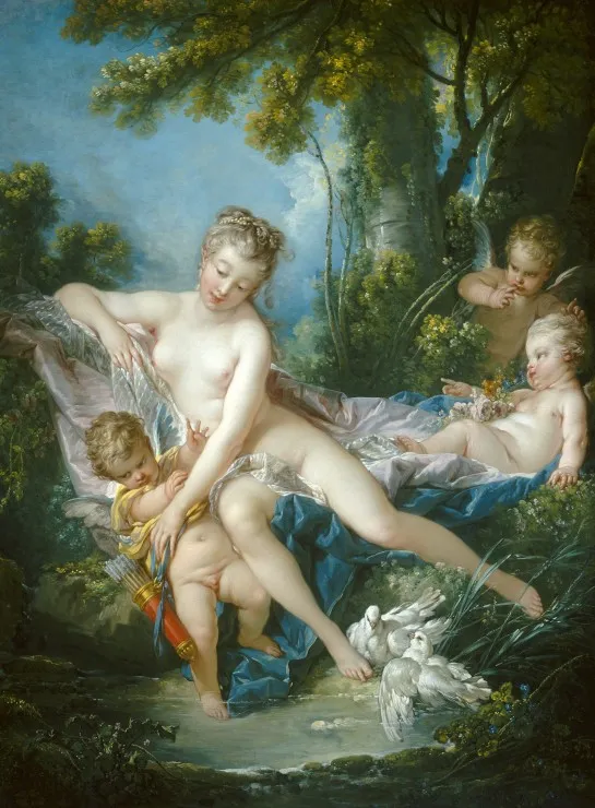 François Boucher: The Bath of Venus, 1751